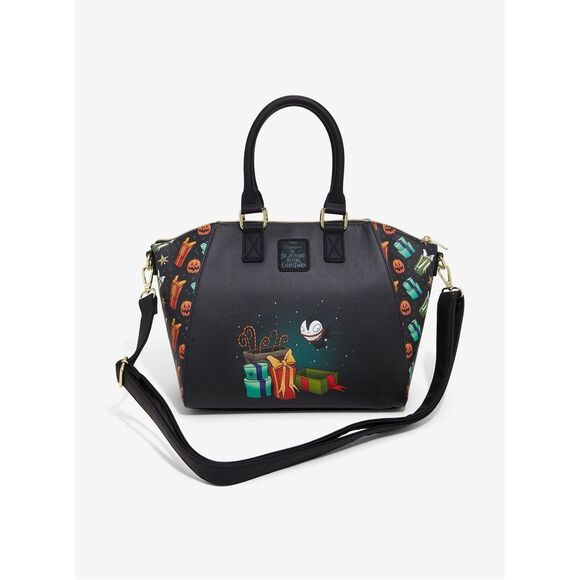 Loungefly The Nightmare Before Christmas Sandy Claws Zero Satchel Bag - Picture 4 of 4